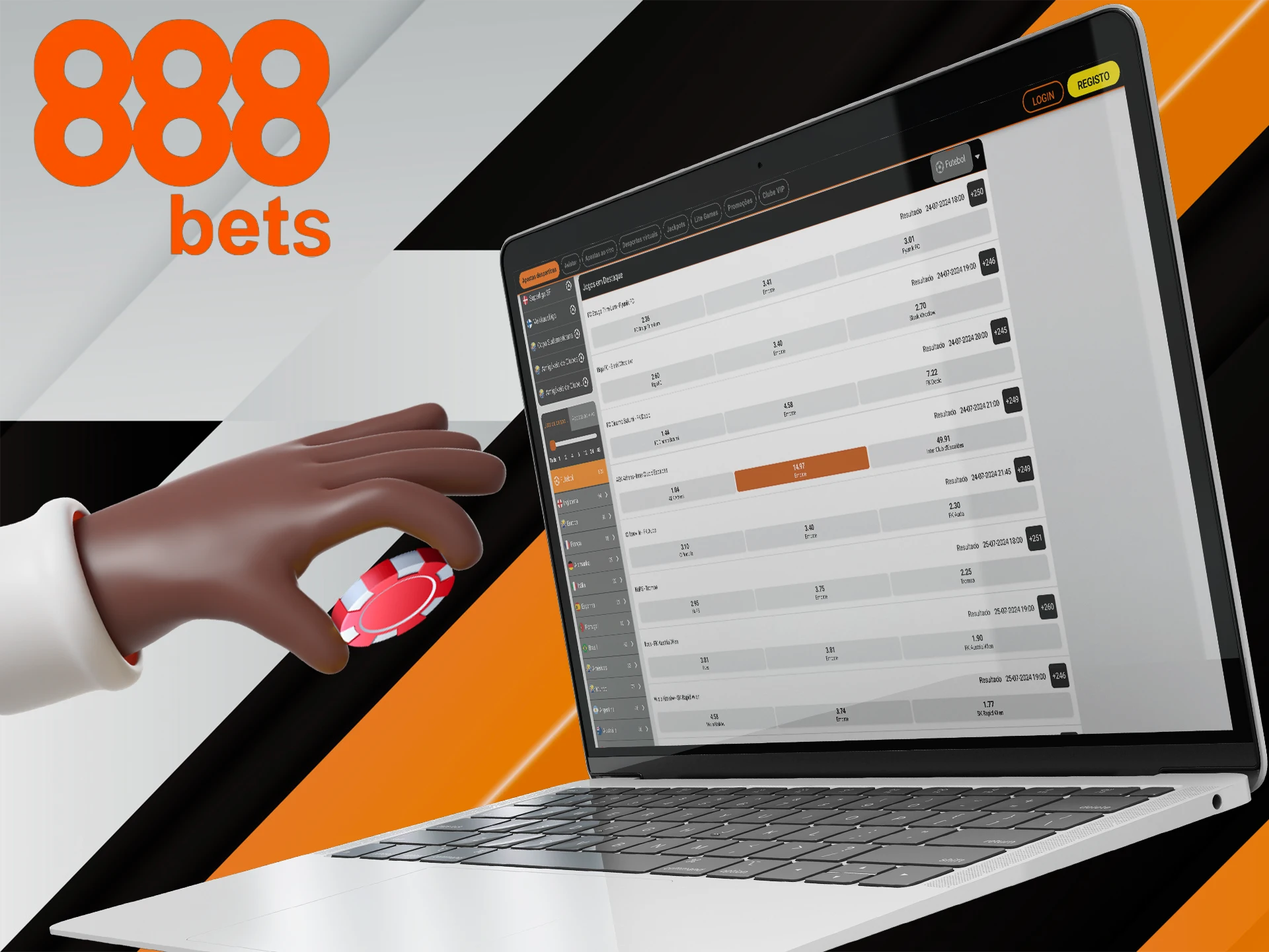 Saiba como apostar no 888bets com o ApostasOnline.