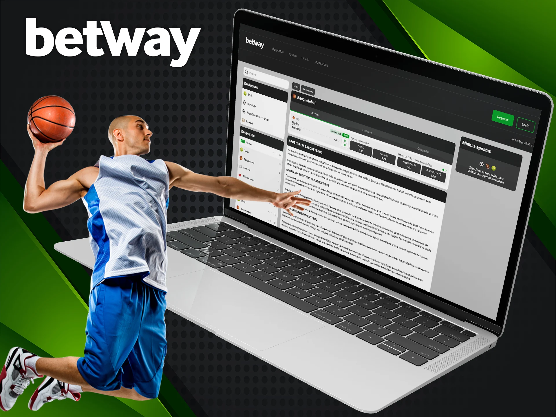 Aposte nos seus times de basquete favoritos na Betway.