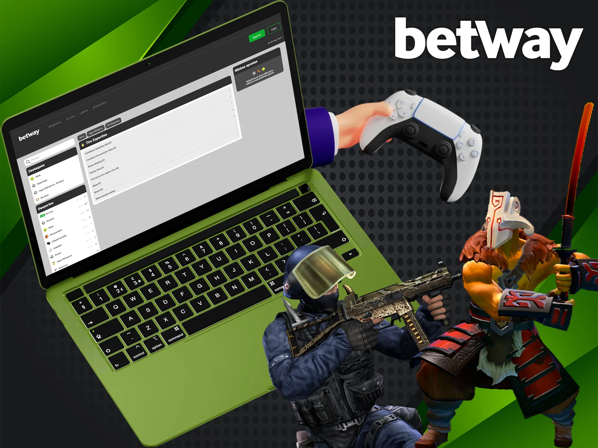 Faça suas apostas em Esports na Betway e junte-se à equipe vencedora.