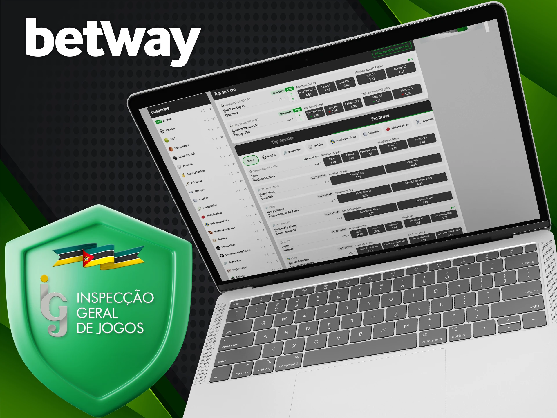 O ApostasOnline confirma a proteção da licença da Betway.