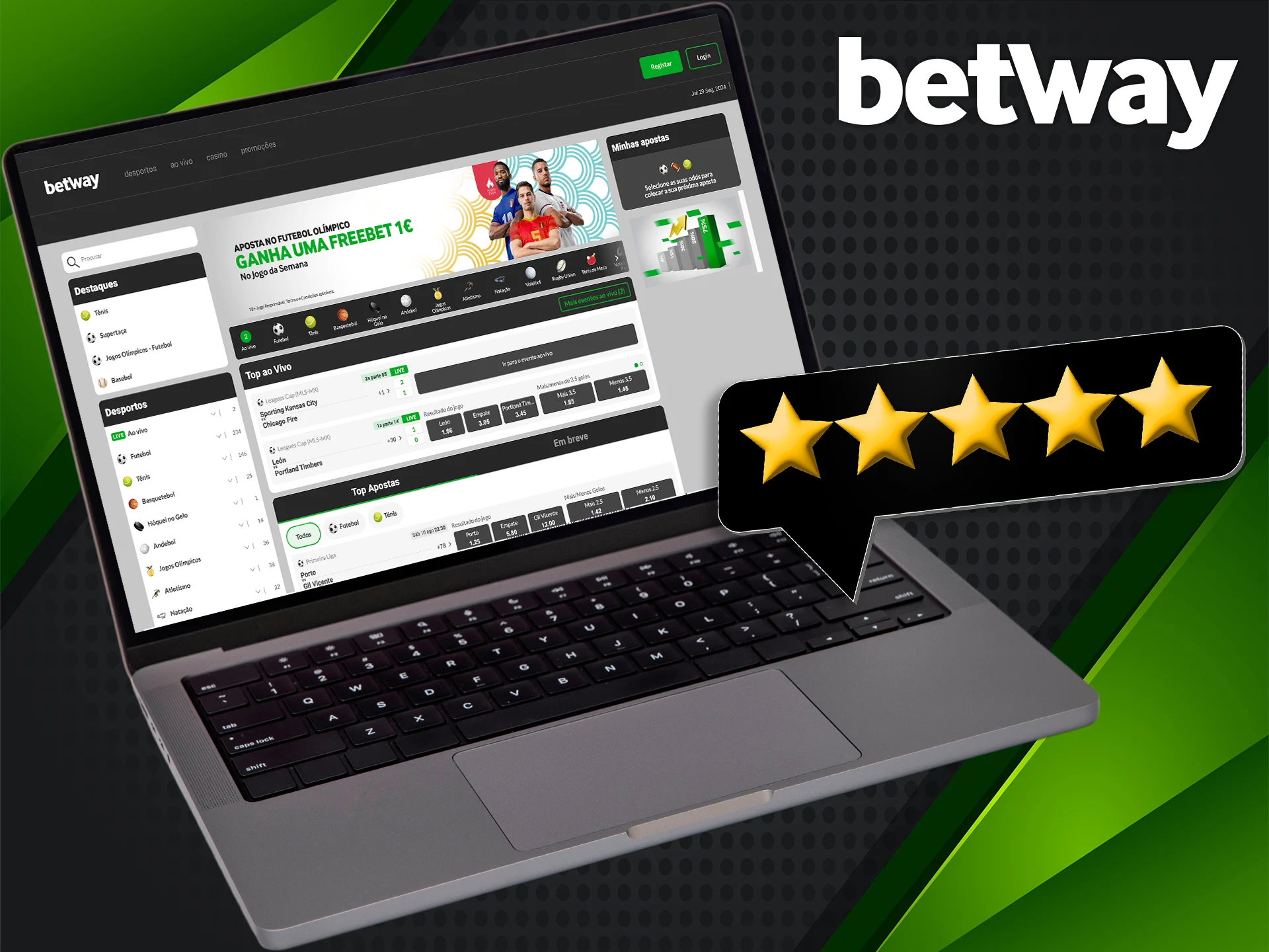 Obtenha a opinião final da equipe do ApostasOnline sobre o Betway.