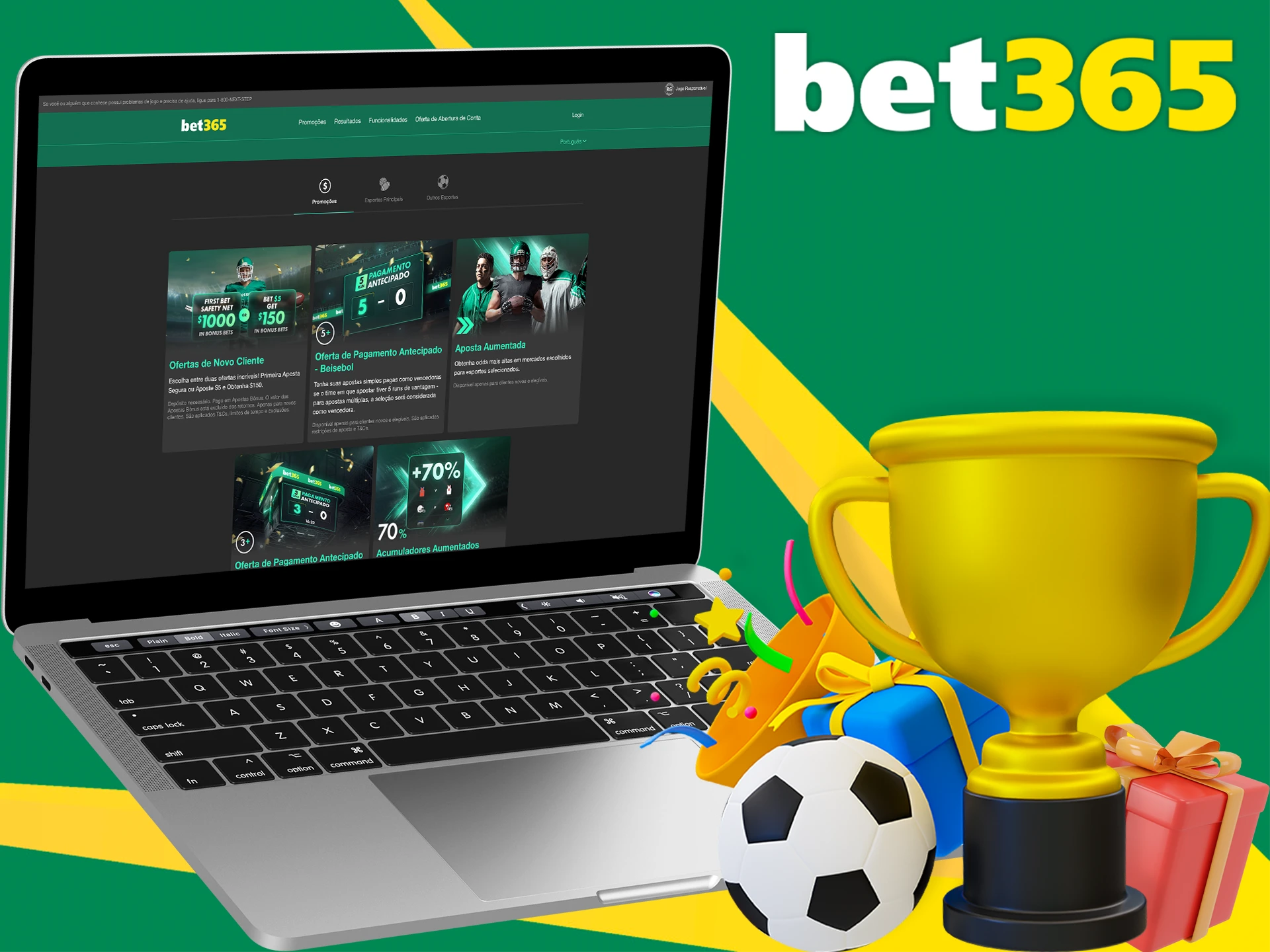 Receba seu bônus de boas-vindas agora na Bet365.